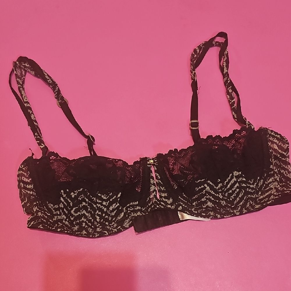 Y2k Victorias Secret Black Lace Women's Bra
